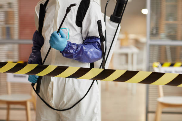 Professional Hoarding Cleanup technician working in Piscataway, NJ